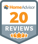 20 Reviews on HomeAdvisor